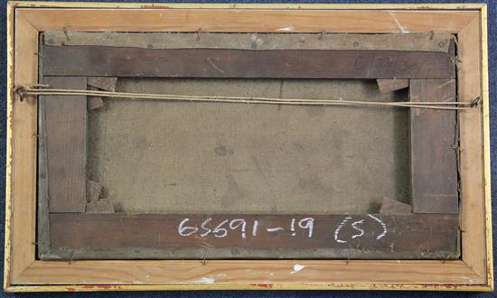 English School c.1900 Harvesters and other landscapes, largest 12 x 16in.